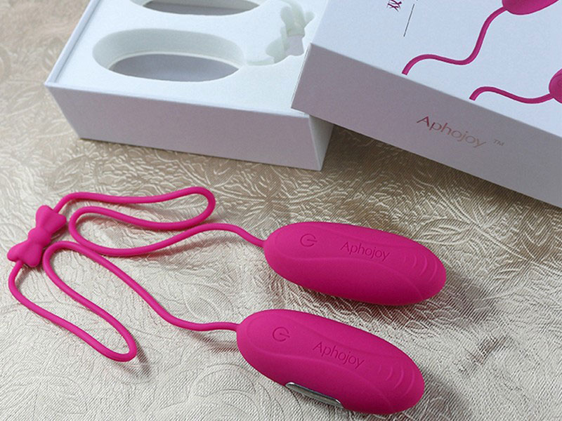Trứng rung tình yêu massage 2 đầu Aphojoy siêu mạnh chất liệu an toàn y tế