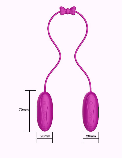 Trứng rung tình yêu massage 2 đầu Aphojoy siêu mạnh chất liệu an toàn y tế