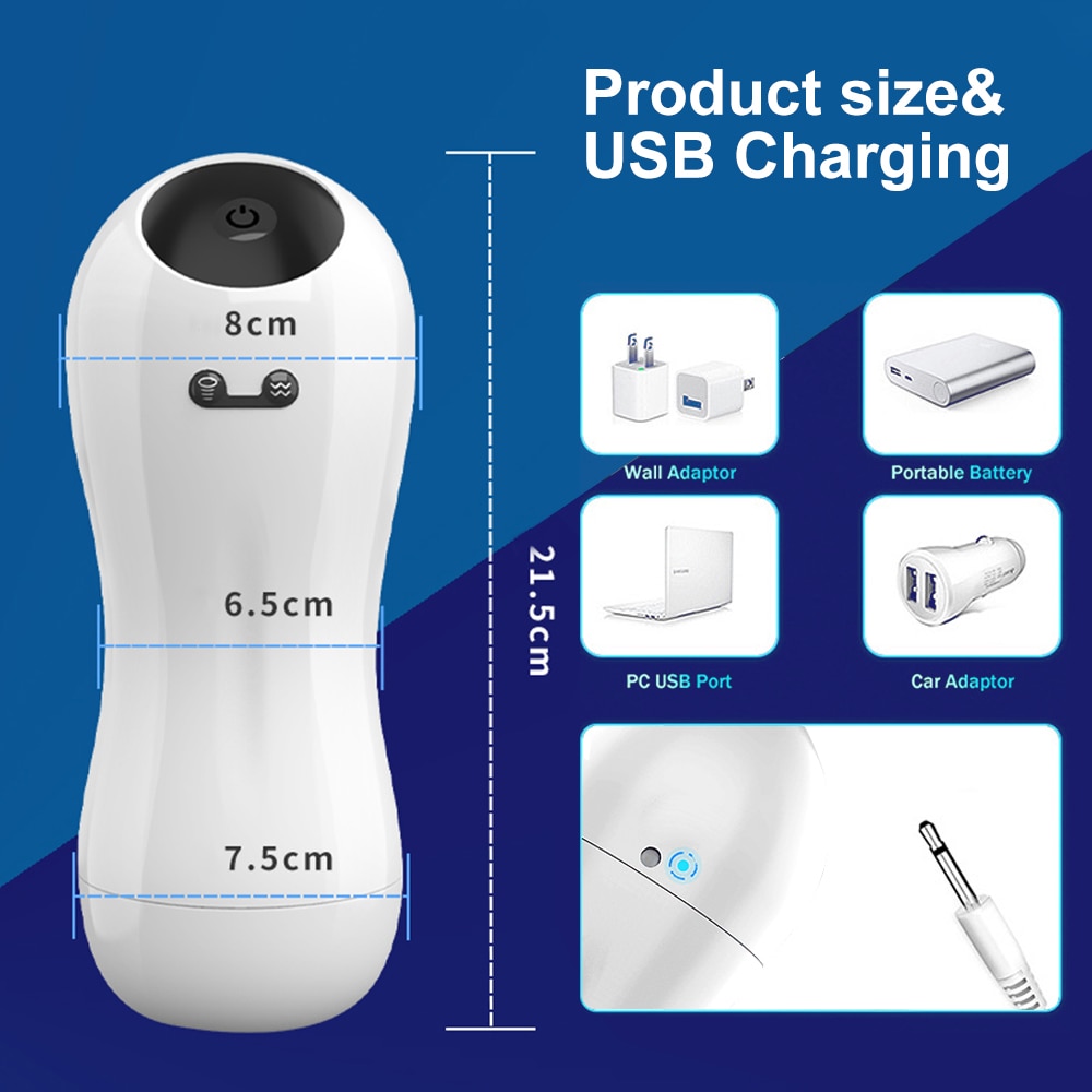 Âm đạo giả tự động bú mút rung tỏa nhiệt silicon cao cấp