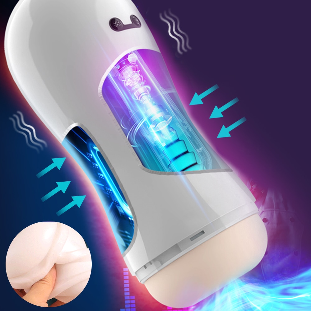 Âm đạo giả tự động bú mút rung tỏa nhiệt silicon cao cấp