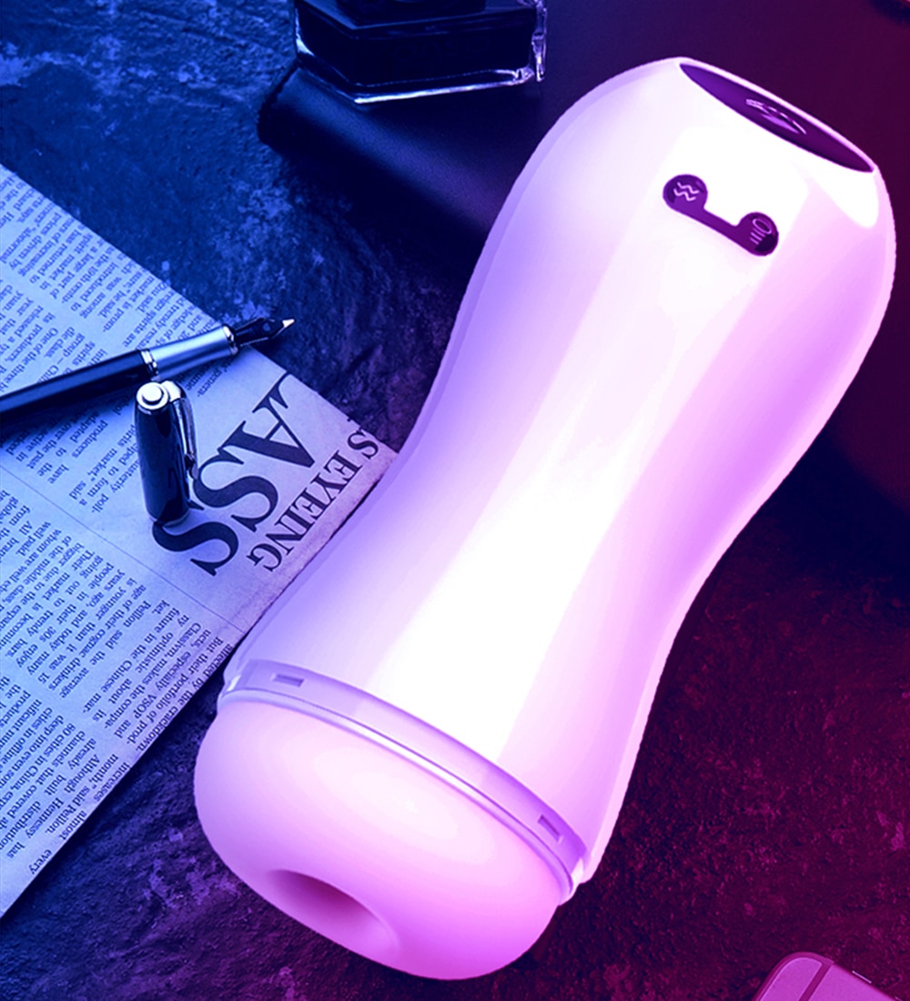 Âm đạo giả tự động bú mút rung tỏa nhiệt silicon cao cấp