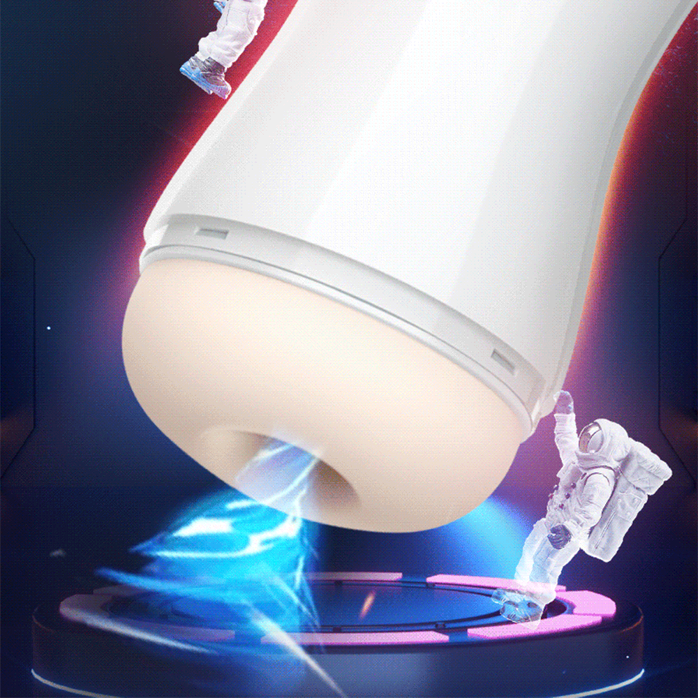 Âm đạo giả tự động bú mút rung tỏa nhiệt silicon cao cấp