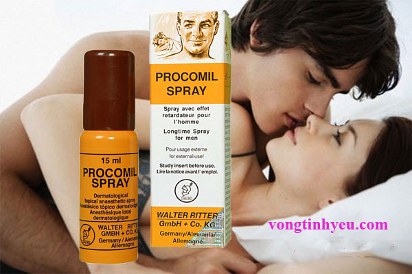Chai xịt kéo dài thời gian yêu PROCOMIL Đức nhập khẩu tăng thời gian quan hệ