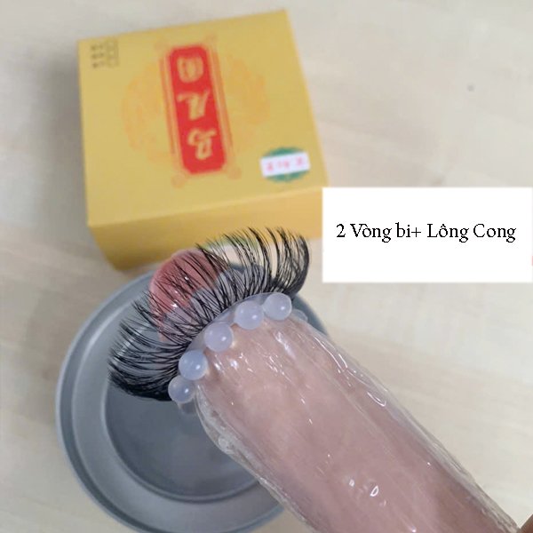 Vòng đeo lông ngựa 2 tầng đôn bi silicon mềm mại dùng nhiều lần