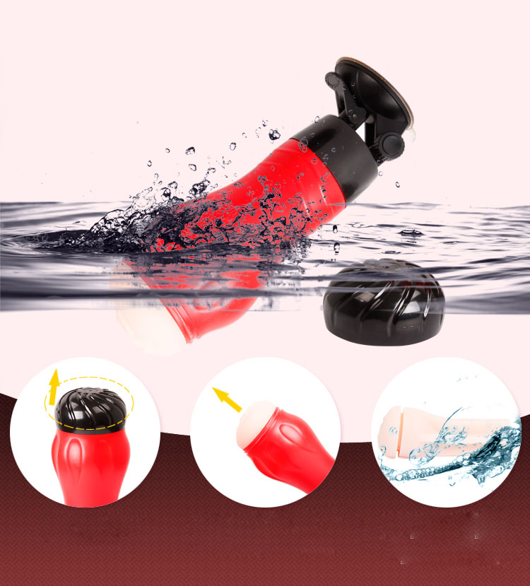 Âm đạo giả Crazy Bull đế xoay 140 độ 12 chế độ rung