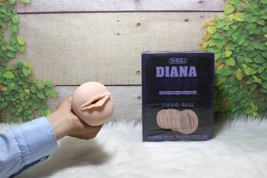 Âm đạo cầm tay Diana silicon cao cấp ruột trần cực thật