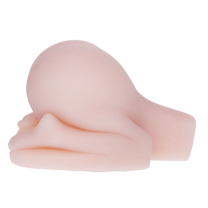 Âm đạo giả chổng mông silicon rung rên có lông 2 lỗ doggy