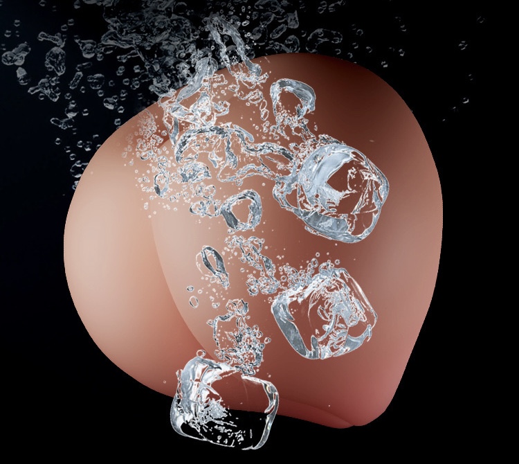 âm đạo giả silicon cầm tay hình trái đào pretty love