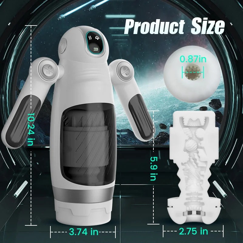 Cốc thủ dâm âm đạo giả robot rung thụt tự động, trải nghiệm thật