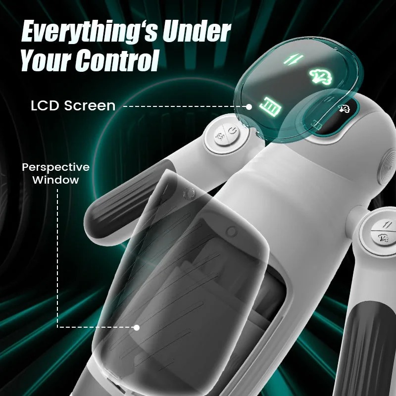 Cốc thủ dâm âm đạo giả robot rung thụt tự động, trải nghiệm thật