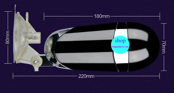 Âm đạo hít tường A8 cao cấp nhỏ gọn dễ giấu silicon mềm mại