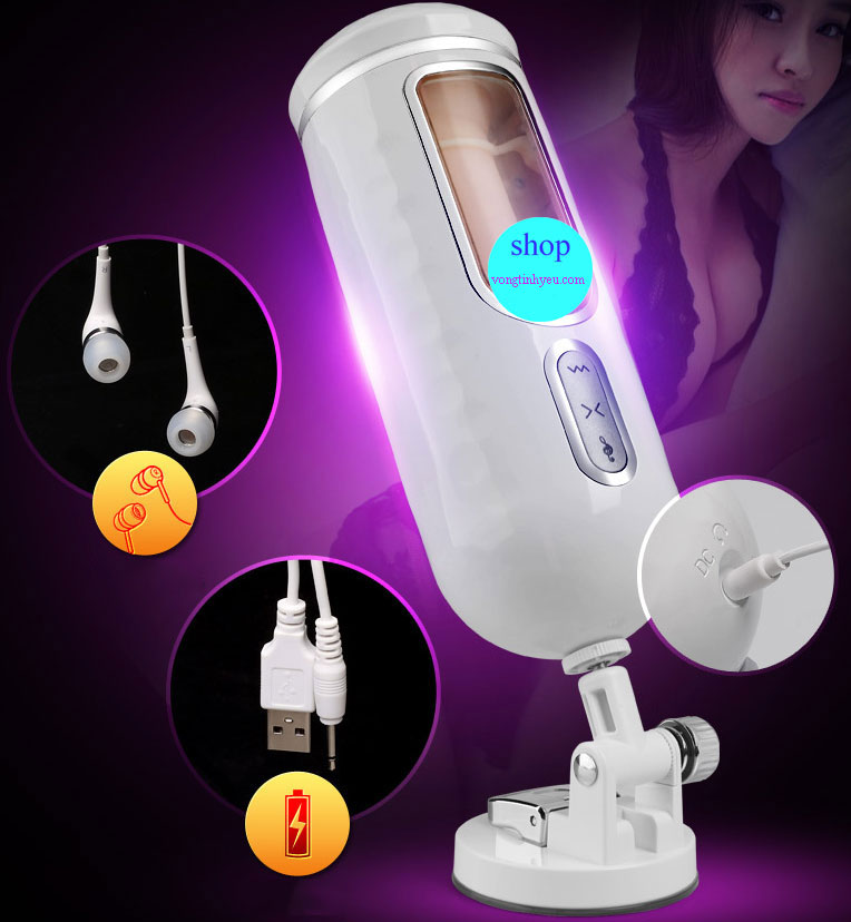 Âm đạo giả Dibe tự động chính hãng silicon mềm mại rung thật