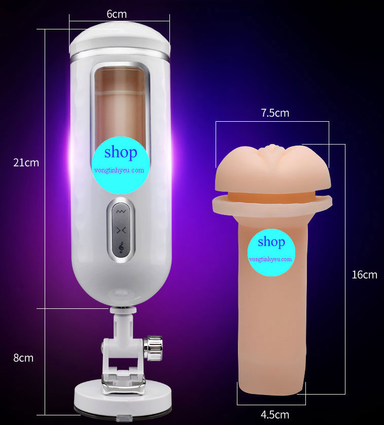 Âm đạo giả Dibe tự động chính hãng silicon mềm mại rung thật