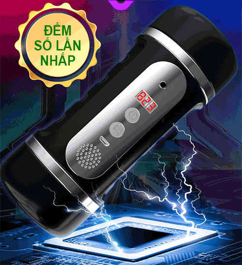 Cốc âm đạo 2 đầu silicon rung rên tai nghe ngụy trang