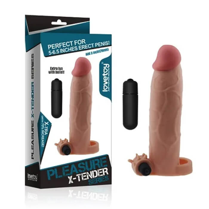 Đôn dên silicon rung Lovetoy Pleasure X-Tender Series