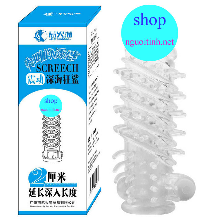 Bao cao su đôn dên gai rung hàng hiệu kích thích tăng khoái cảm