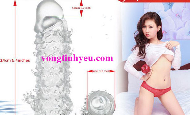 Bao cao su đôn dên vảy cá gai gân tăng khoái cảm cho nữ giới