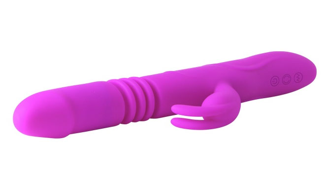 Dương vật giả rung thụt đa năng Pretty Love Ward silicon mềm mại