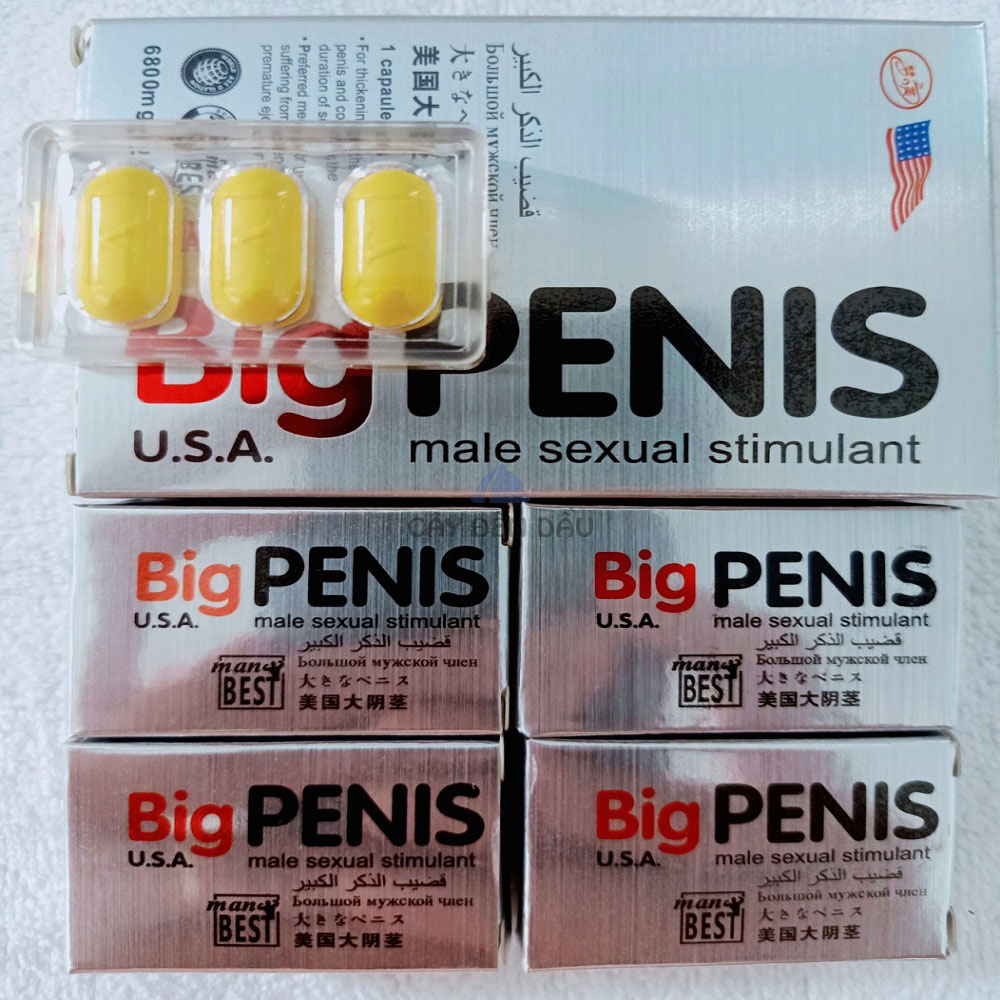 Thuốc cường dương Big Penis 6800mg USA tăng cường sinh lý nam Thuốc cường dương Big Penis 6800mg USA tăng cường sinh lý nam