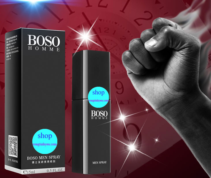 Thuốc xịt kéo dài quan hệ Boso Homme thảo dược tự nhiên Thuốc xịt kéo dài quan hệ Boso Homme thảo dược tự nhiên