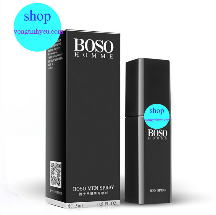 Thuốc xịt kéo dài quan hệ Boso Homme thảo dược tự nhiên Thuốc xịt kéo dài quan hệ Boso Homme thảo dược tự nhiên