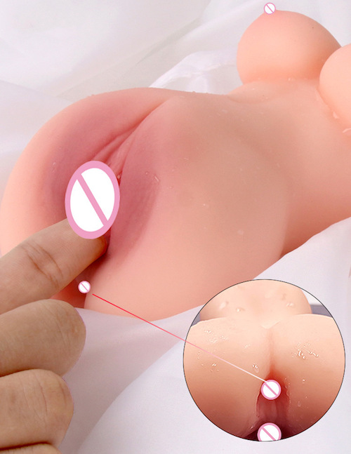 Búp bê bán thân mini 700g kèm âm đạo giả silicon y tế mềm mại Búp bê bán thân mini 700g kèm âm đạo giả silicon y tế mềm mại