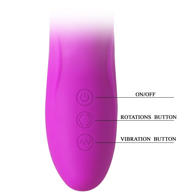 Dương vật giả rung thụt đa năng Pretty Love Ward silicon mềm mại