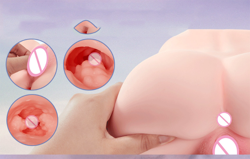 Mông âm đạo giả silicon nằm ngửa mềm mịn kích thước thực tế