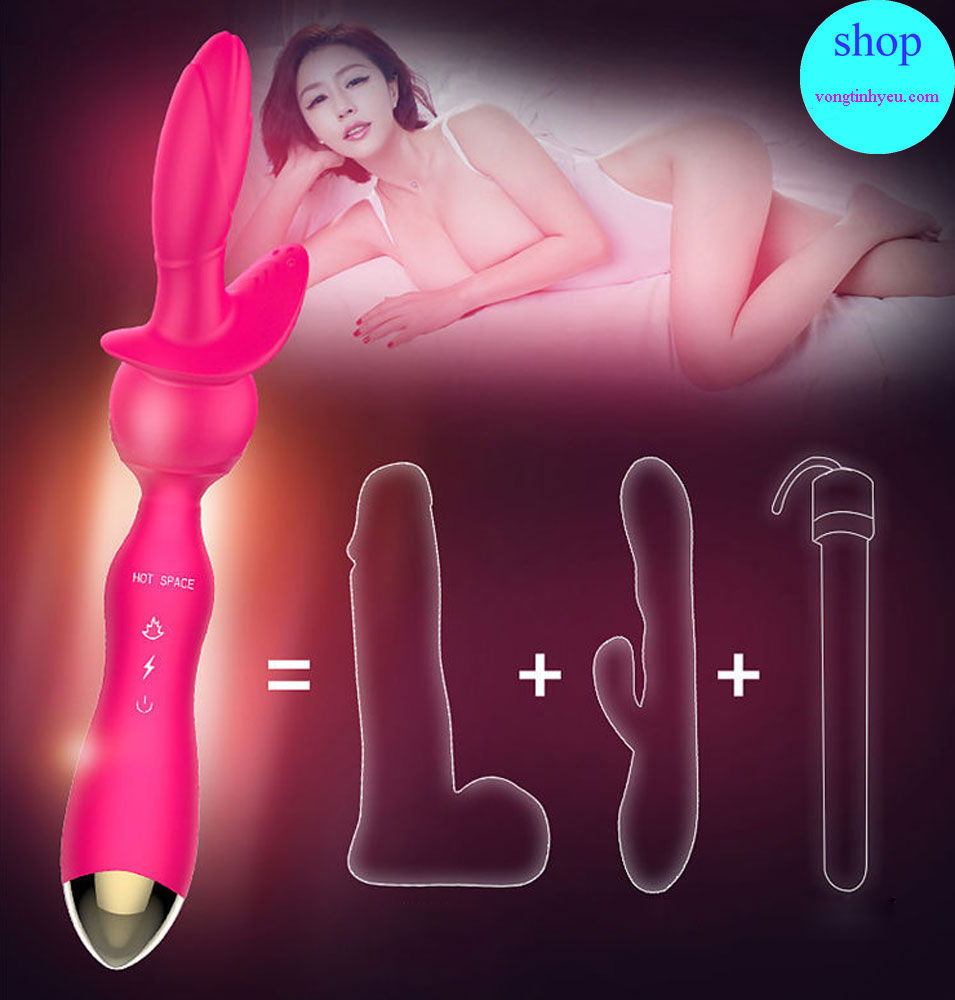 Chày rung massage Hot Space cao cấp rung đa chế độ ấm áp dễ chịu Chày rung massage Hot Space cao cấp rung đa chế độ ấm áp dễ chịu