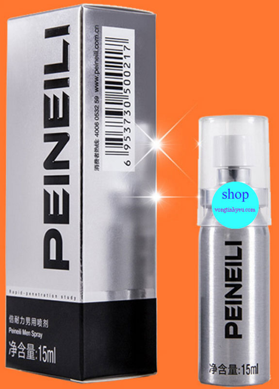 Thuốc xịt chống xuất tinh sớm Peineili hàng hiệu nổi bật