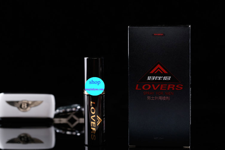 Chai xịt kéo dài quan hệ Lovers không mùi không màu