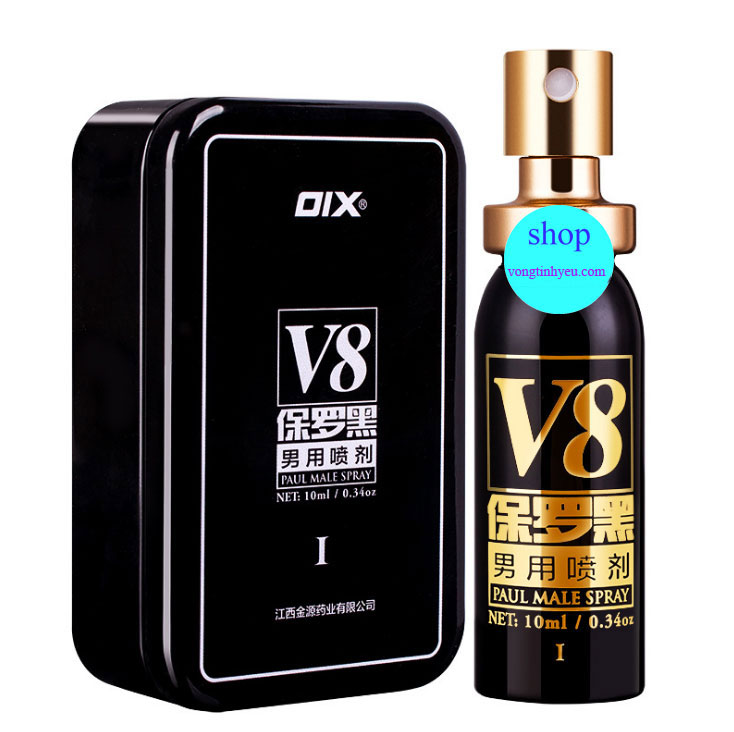 Chai xịt chống xuất tinh sớm OIX V8 cao cấp dễ dùng