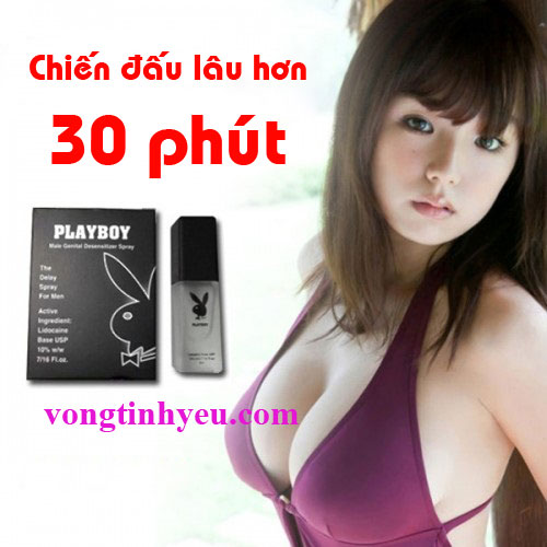 Chai xịt kéo dài quan hệ PLAYBOY Mỹ 10% Lidocain giảm nhanh xuất tinh Chai xịt kéo dài quan hệ PLAYBOY Mỹ 10% Lidocain giảm nhanh xuất tinh