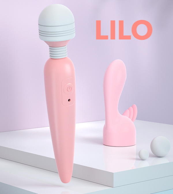 Chày rung tình yêu Lilo không dây 10 chế độ sạc USB