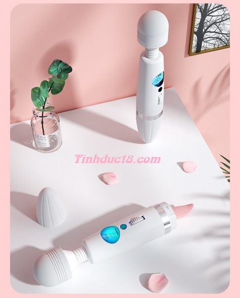 Chày rung 2 đầu lưỡi liếm Galaku Nhật Bản mát xa điểm G đa năng