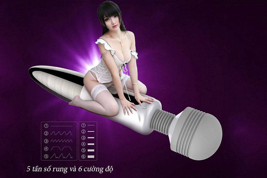 Chày rung Leten Lightning to mạnh mẽ kích thích điểm G