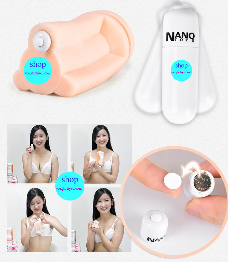 Cóc thủ dâm Nano toys có rung giá rẻ đa chế độ cực đã