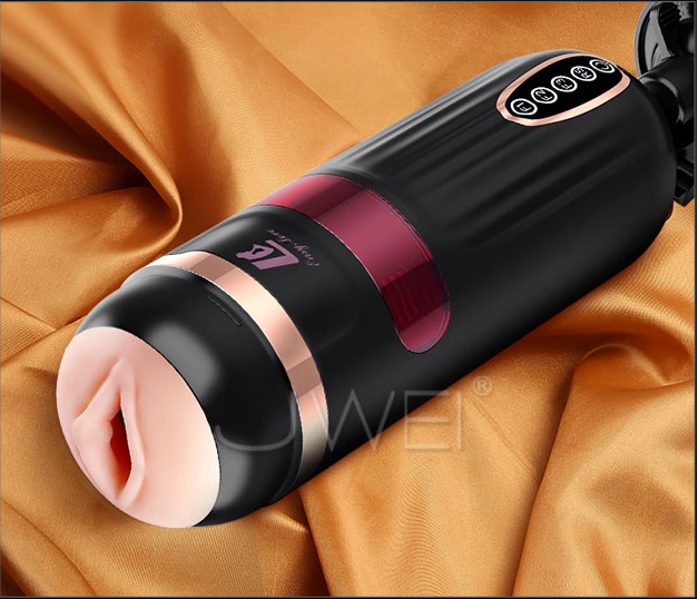 Máy thủ dâm bú mút LC cao cấp rung xoay thụt nhiệt hít tường đa chế độ