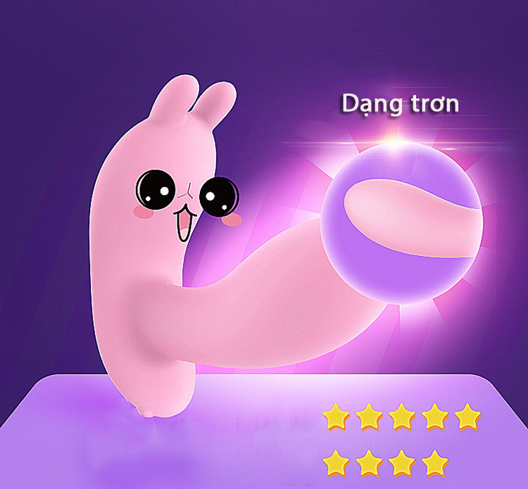 Trứng rung tai thỏ Leten không dây điều khiển từ xa