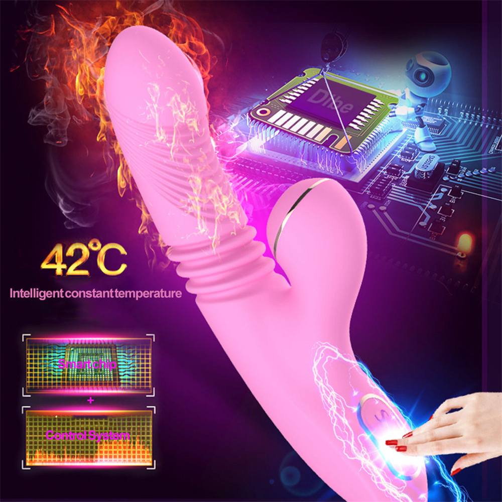 Dương vật giả Dibe rung thụt sưởi ấm kèm nhánh bú mút kích thích Dương vật giả Dibe rung thụt sưởi ấm kèm nhánh bú mút kích thích