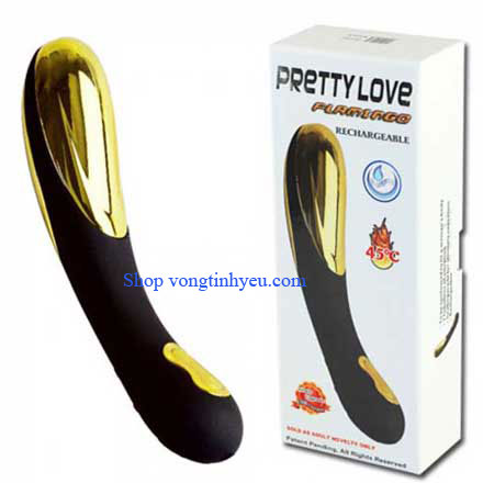 Dương vật giả Pretty Love 45 độ gây nhiệt kích thích điểm G