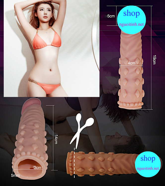 Đôn dên 6cm gai silicon Lovetoy X-TRA an toàn sức khỏe
