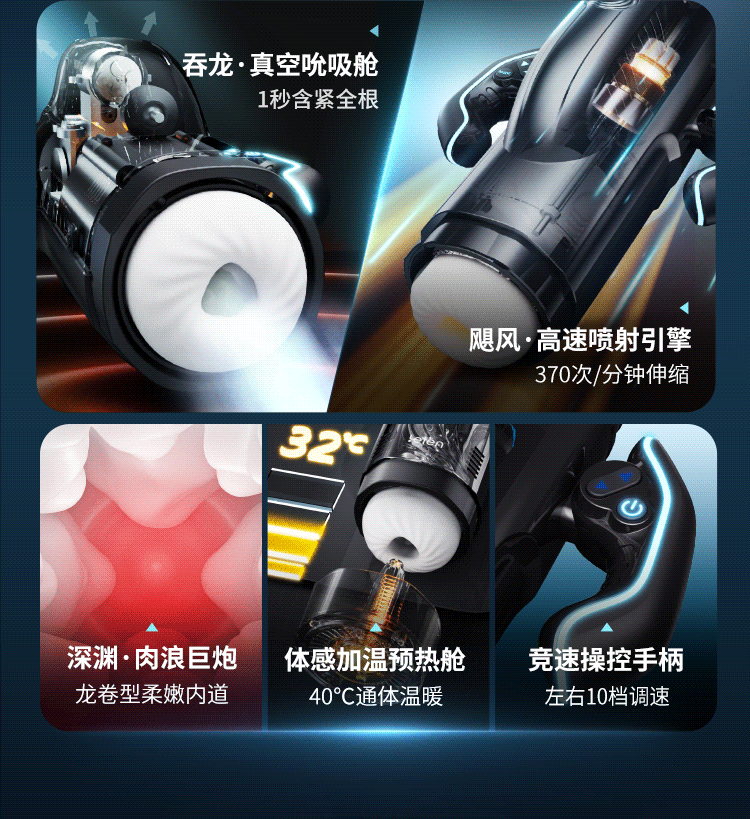 Máy thủ dâm Leten Bermuda rung bú mút sưởi ấm tự động cao cấp