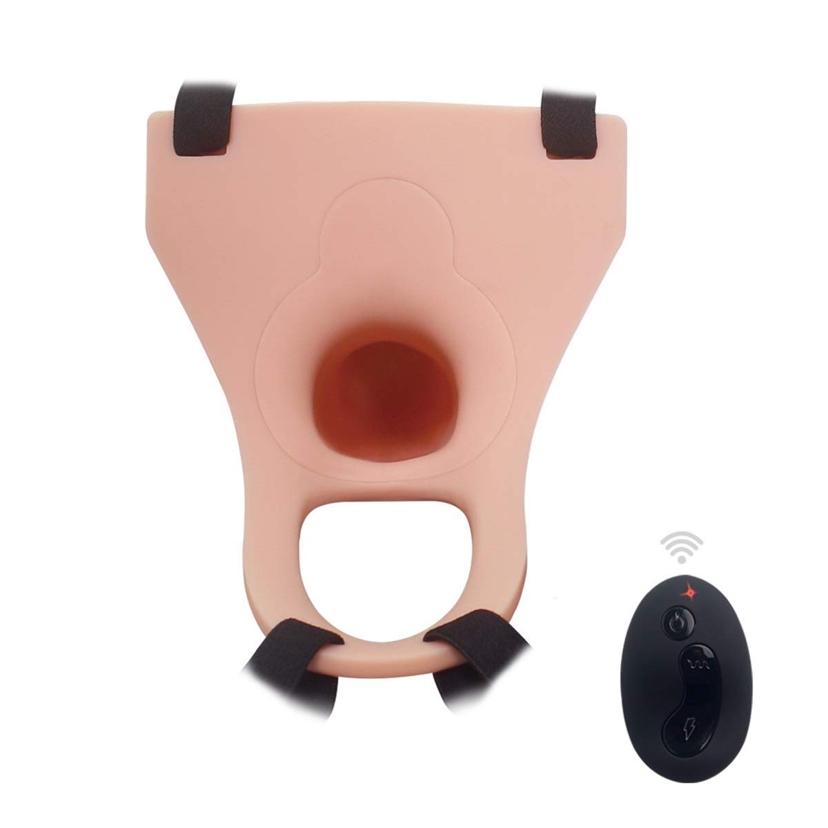 Dương vật giả dây đeo rung Curved Dong điều khiển từ xa