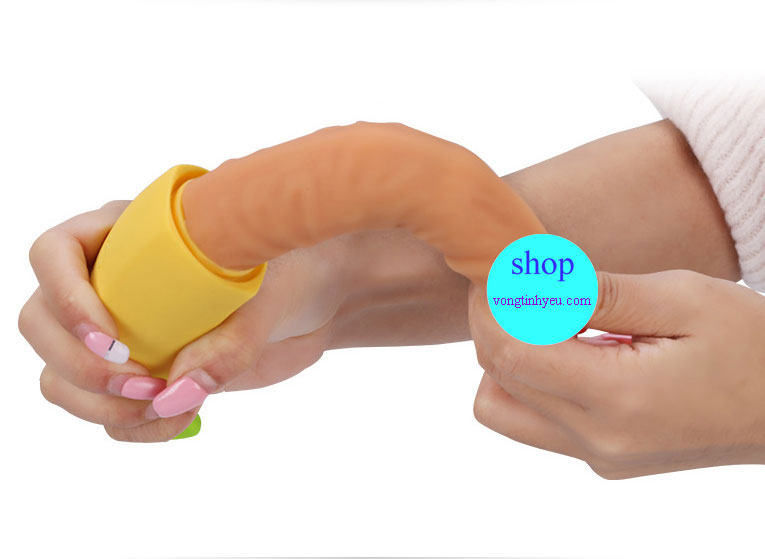 Dương vật giả hình trái chuối rung nhiều chế độ siêu mềm