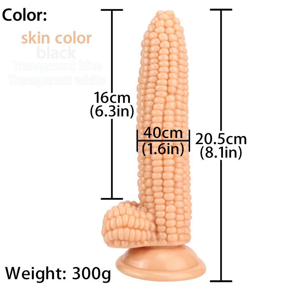 Dương vật giả hít tường silicon mềm 20,5x4cm kích thích nữ giải tỏa sinh lý