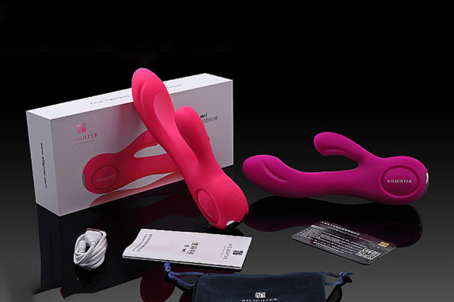 Dương vật 2 động cơ Ailighter kích thích điểm G tạo khoái cảm