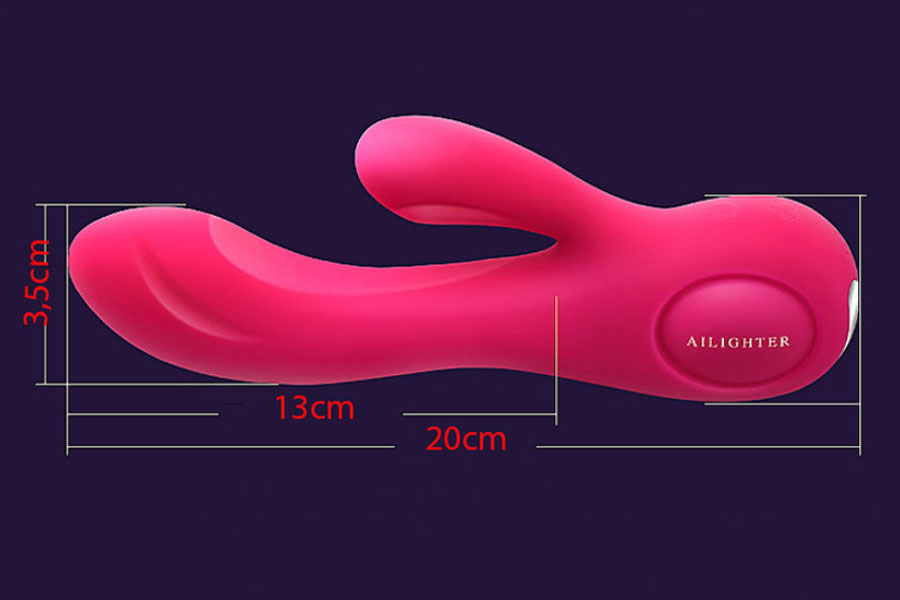 Dương vật 2 động cơ Ailighter kích thích điểm G tạo khoái cảm