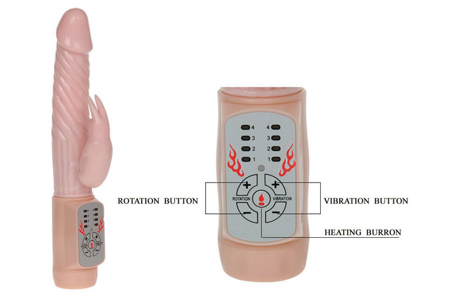 Dương vật giả Fire Bunny rung tạo nhiệt cao cấp tăng khoái cảm giúp vui vẻ