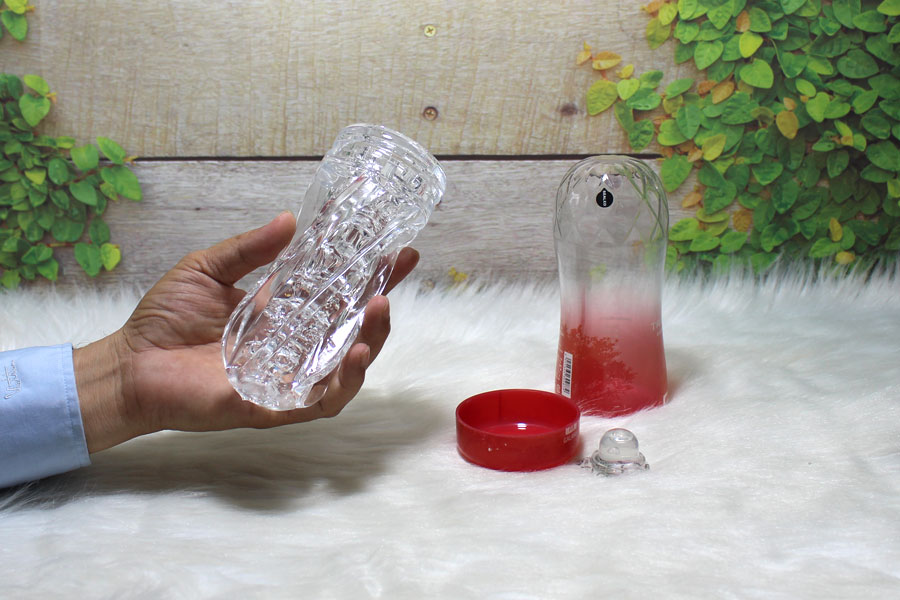 Âm đạo cầm tay trong suốt silicon y tế cao cấp Galaku Nhật Bản